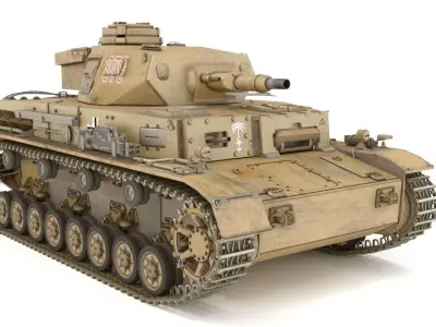 Panzerkampfwagen IV Ausf E 3D model