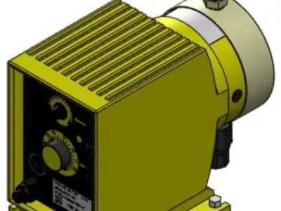 Chemical Dosing Metering pump LMI Milton Roy Free 3D model