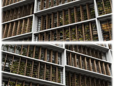 Commercial building 3D model