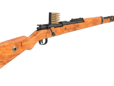 Karabiner 98k Bolt-action Rifle 3D model