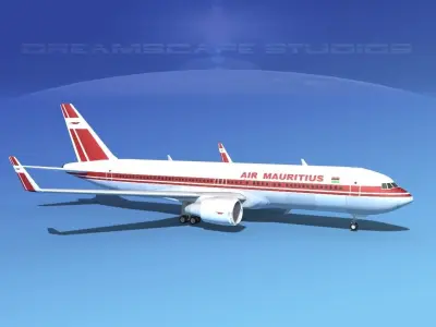 Boeing 767-300 Air Mauritius 1 3D model