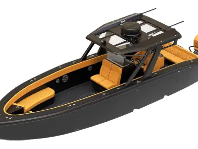 Motorboat 3D model