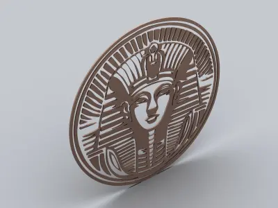 Egyptian Symbols - 054 - A - Topology Low-poly 3D model