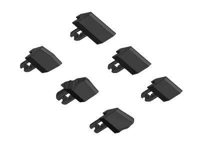 Bucket teeth Sandvik BP2 32mm 3D model