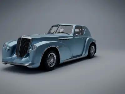 Concept Car 9 Classic Free 3D model