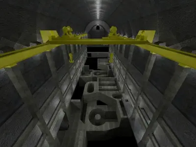 Hydroelectric Plant Free 3D model