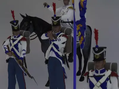 Westphalian Infantry 3D model