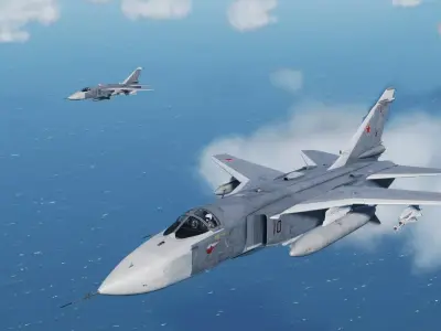 Soukhoi Su-24 3D model