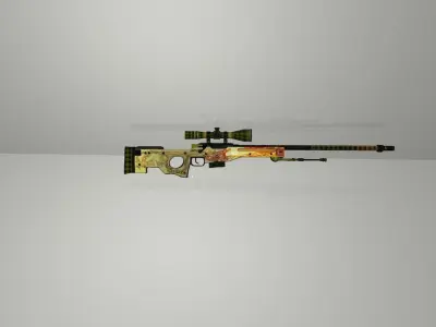 AWP Dragon Lore Free 3D model