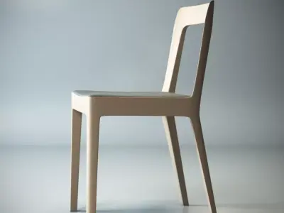 HIROSHIMA SIMPLE CHAIR - MERANO CHAIR Free 3D model