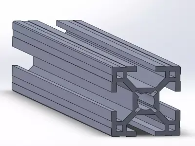 Alluminium Profile 30x30x200mm Free 3D print model