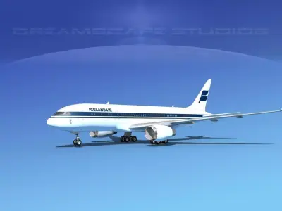 Boeing 787-8 Icelandair 3D model