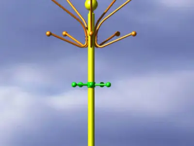 3D Hanger model in Catia v5 3D model