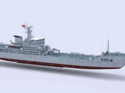 Type-072III Landing Ship 3D model