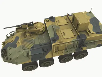 ASLAV Low-poly 3D model