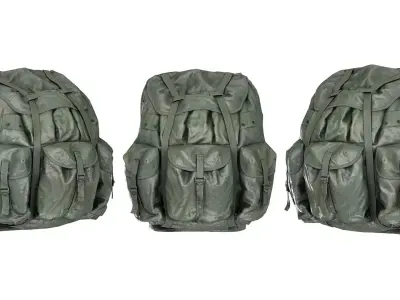 ALICE PACK Low-poly 3D model