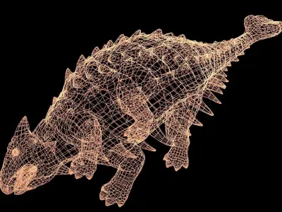 Ankylosaurus Dinosaur Low-poly 3D model