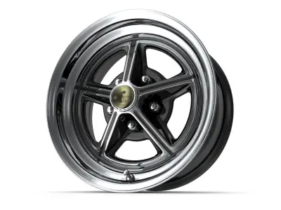 Shelby Magstar Alloy Wheel Low-poly 3D model