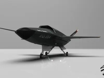 Royal Wingman XQ-58 3D model