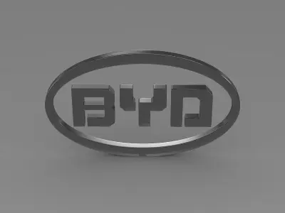 BYT Logo 3D model