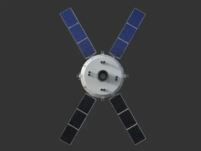 NASA Orion Spacecraft  Low-poly 3D model