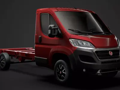 Fiat Ducato Chassis Truck Single Cab 3800WB 2020 3D model