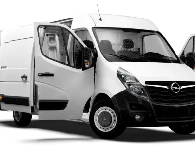 Opel Movano Van L3H2 RWD HQ Interior 2021 3D model