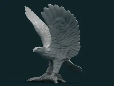 Eagle 3d Model statue 3D model