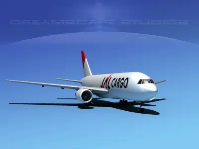 Boeing 767-200ER JAL CARGO 3D model