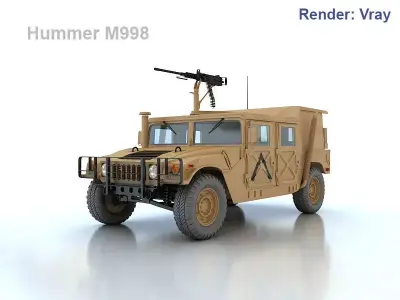 Hummer M998 3D model