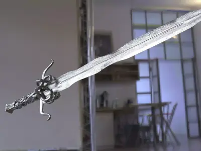 Snake sword 3D model