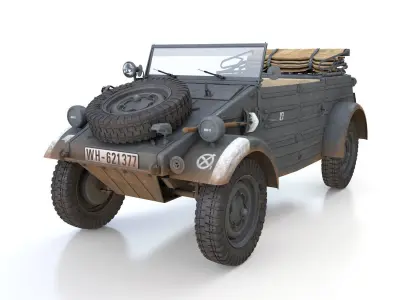 VW - Typ 82 - Kubelwagen - PzGrenDiv Grossdeutschland 3D model