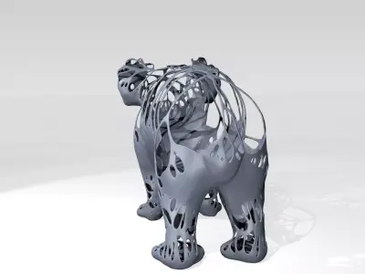 Koala Dust Voronoi 3D model