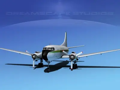 Martin 202 Air Travelers Club 3D model