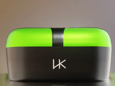 Ear Buds For Commercial Design Low-poly 3D model