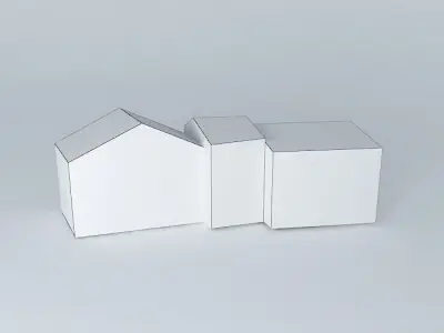 Commercial and residential buildings Free 3D model