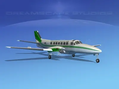 Beechcraft B99 Tennessee Valley Air 3D model
