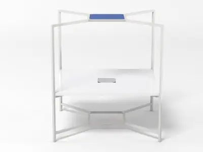 HUB Office Table 3D model