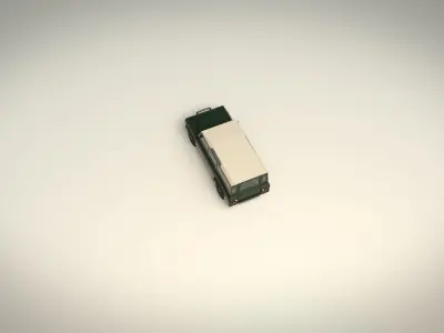 Low Poly SUV 02 Low-poly 3D model