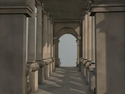 Palladian Bridge 3D model