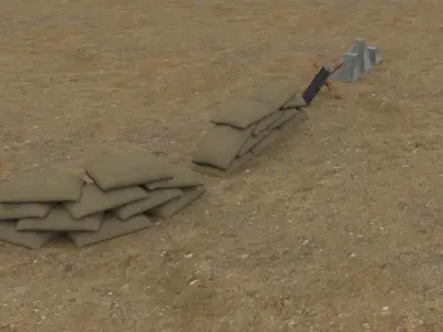 Defenses pack Free low-poly 3D model