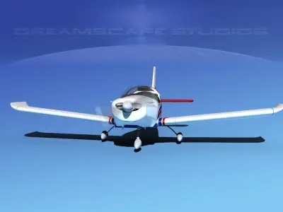 Zlin Z 242 V01 3D model