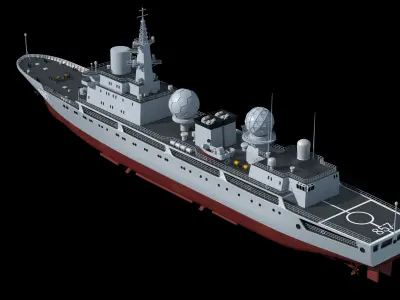 857 Tianshu Star Electronic Reconnaissance Ship 3D 3D model