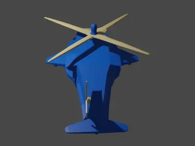 Helicopter 3D model