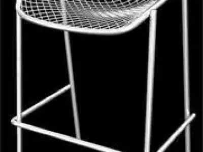 stool wire mesh bar Free 3D model