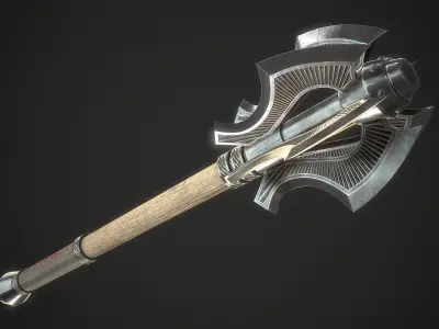 Mace 19 Low-poly 3D model