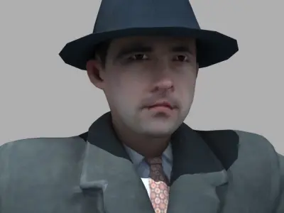 European Man 01 3D model