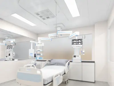 ICU 3D MODEL 3D model