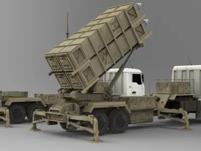 MIM 104 Patriot PAC-3 3D model