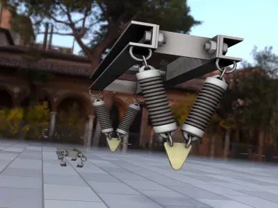 Electricity Poles Insulators 5 - Object 105 Low-poly 3D model